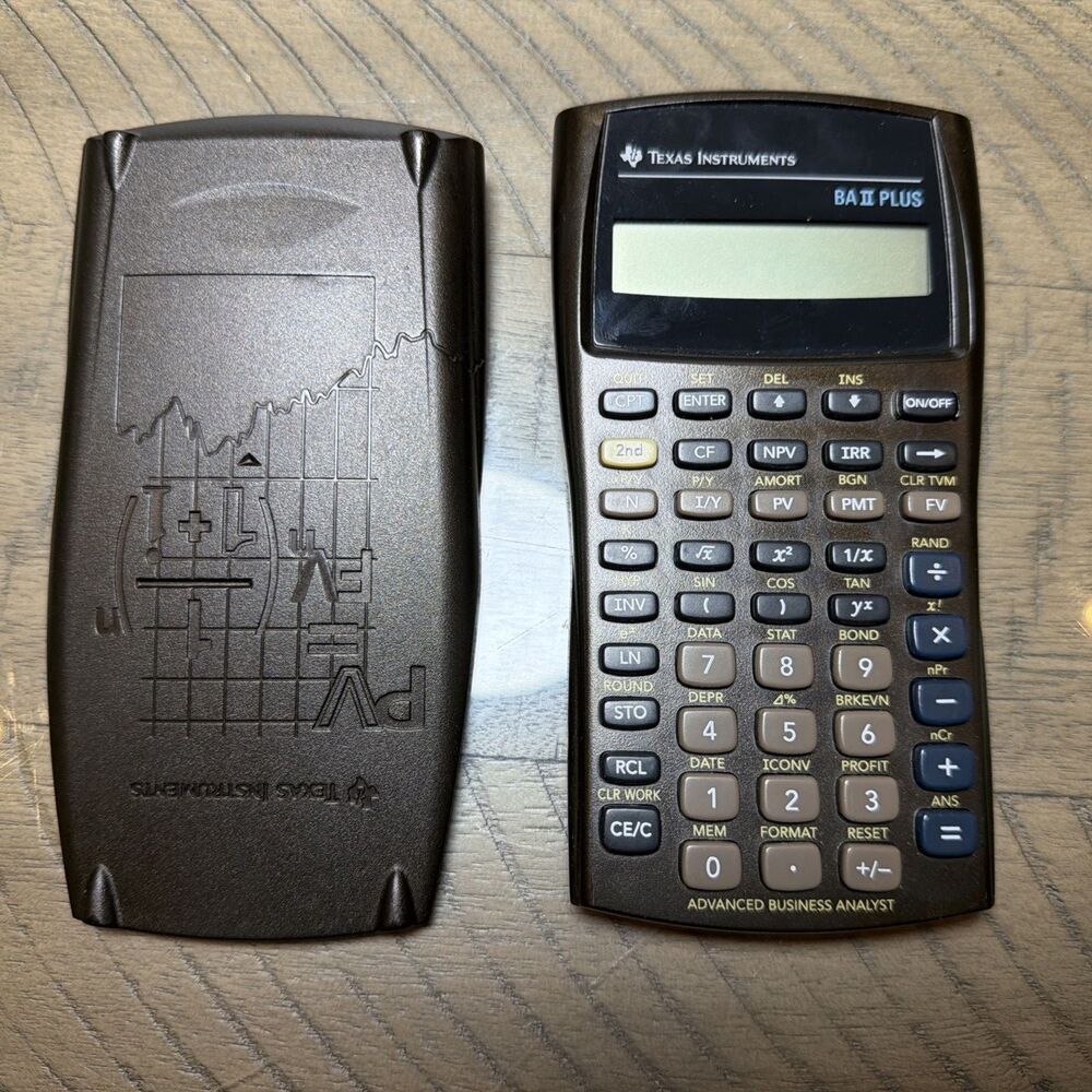 Texas Instruments BA II Plus Advanced Business Analyst Financial Calculator - Picture 3 of 3